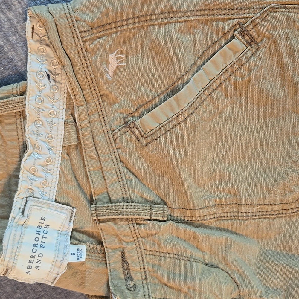 Abercrombie & Fitch Khaki Womens Size 8 Pants - Picture 2 of 4